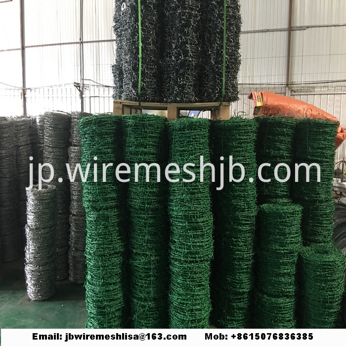 Galvanized and PVC Coated Barbed Wire